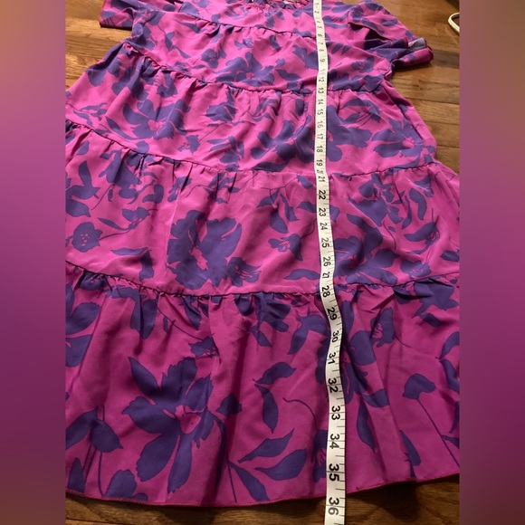 SHEIN Women’s Vacay Dress in Pink and Purple Floral print Medium - Picture 7 of 7
